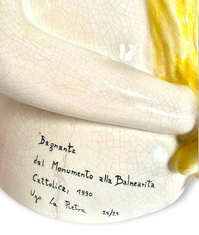 photo furniture Ugo La Pietra, "La Bagnante" Sculpture 25/29, Superego Editions, Italy 1990