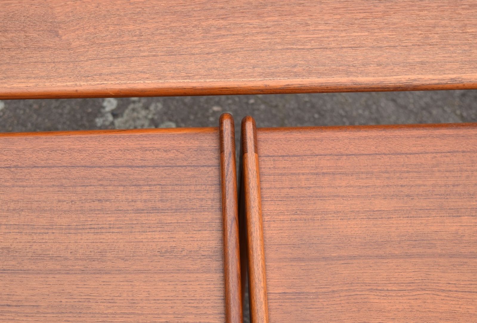 Arne Hovmand Olsen Mogens Kold Teak Nest Of 1960's Danish Coffee Tables photo for sale