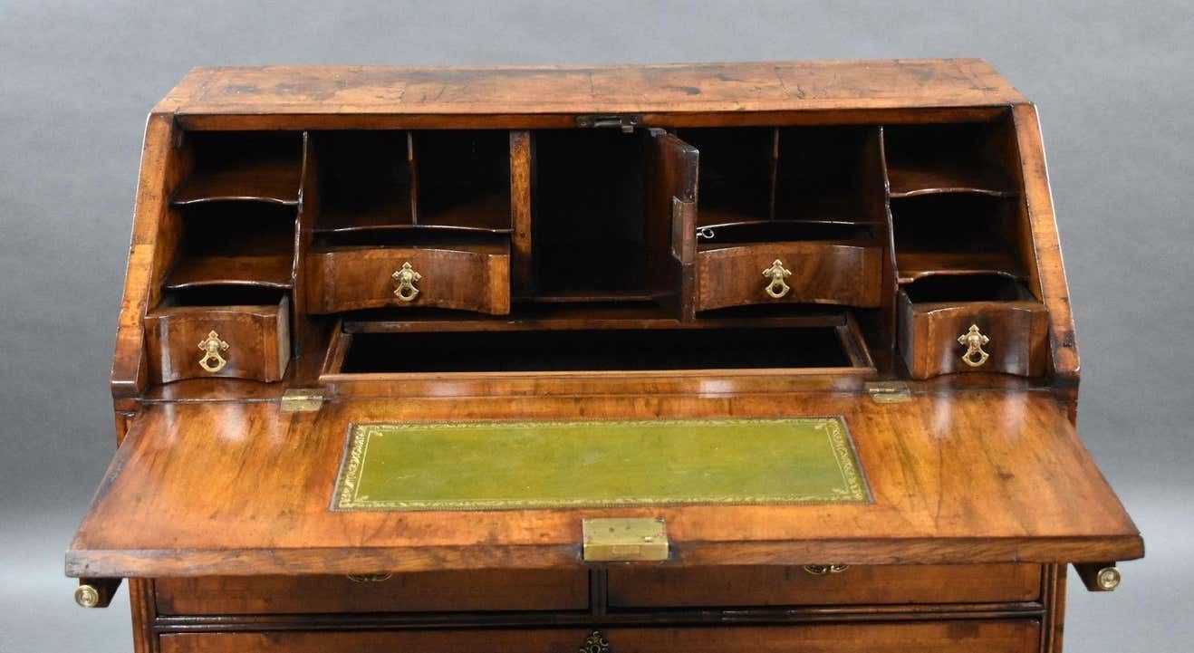 photo for sale George I Walnut Bureau, 1700s, Antique