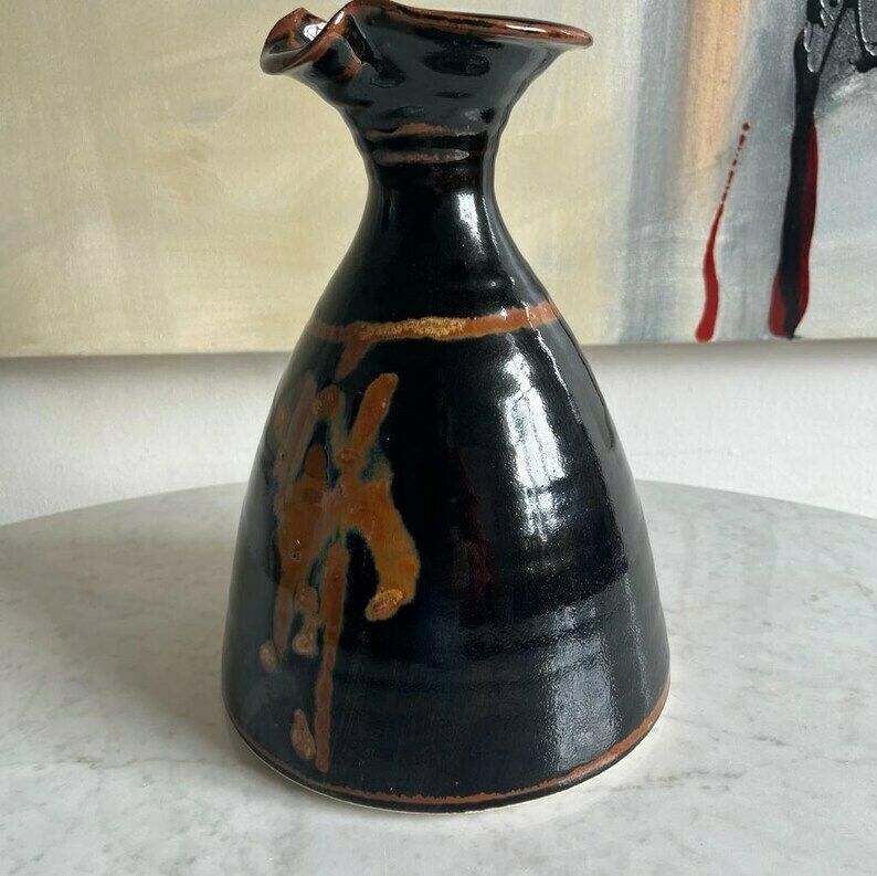Large Studio Pottery Water Jug / Vase / Gift /By Louis Mulcahy photo for sale