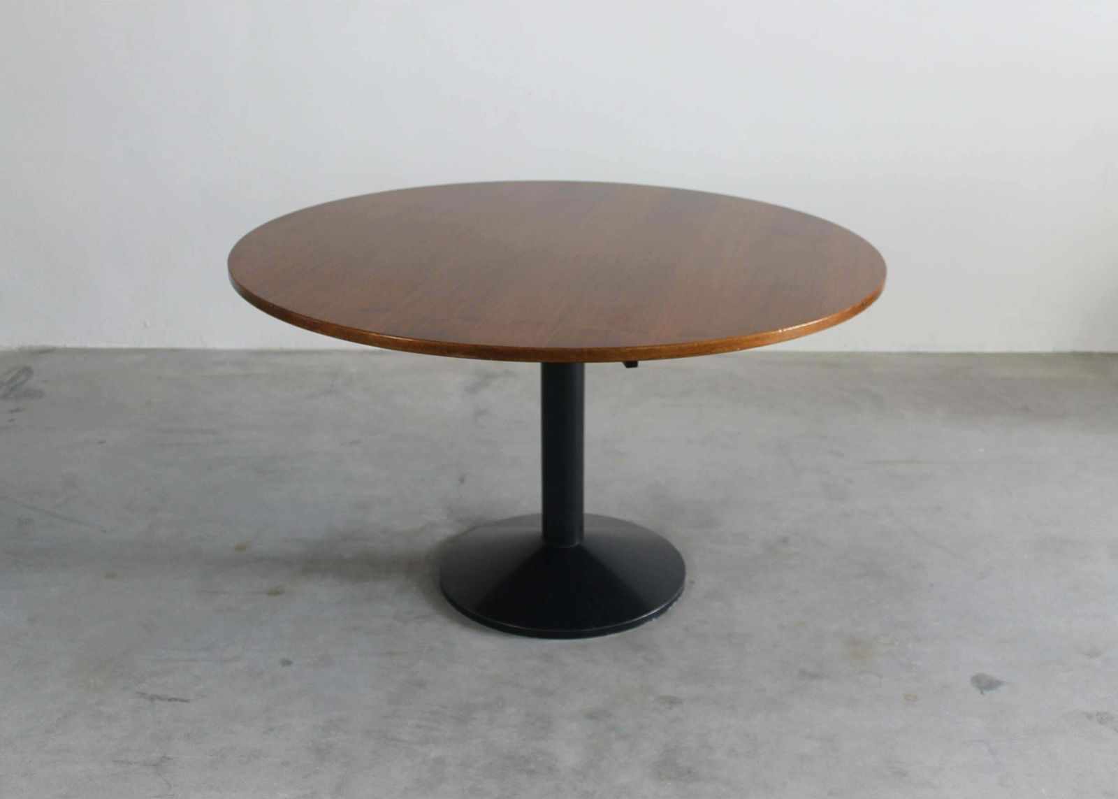 Franco Albini Tl30 Round Table In Metal And Wood For Poggi 1950s Italy photo 2178.0