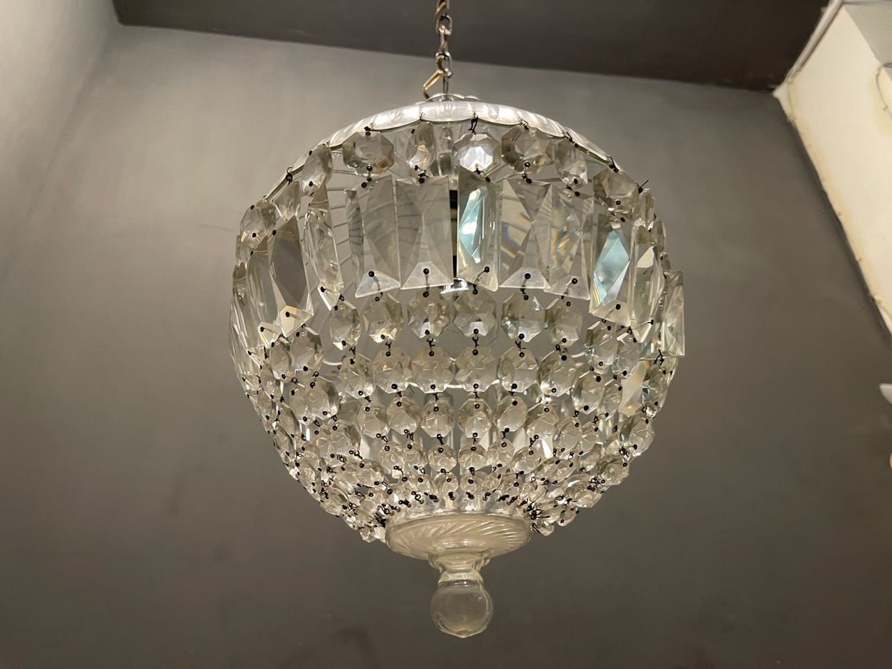 Crystal Murano Glass Light Pendant photo buy