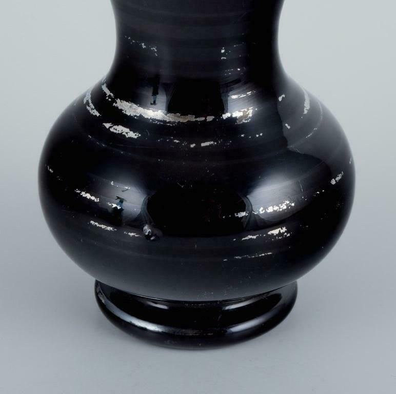Two Art Deco Vases In Art Glass. 1930 1940s photo 244.0