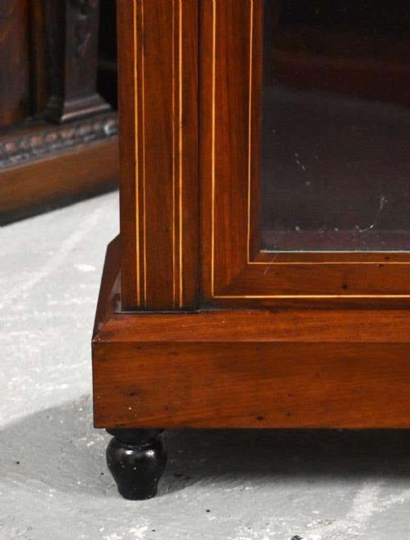 Victorian Mahogany Inlaid Pier Cabinet photo Furniture
