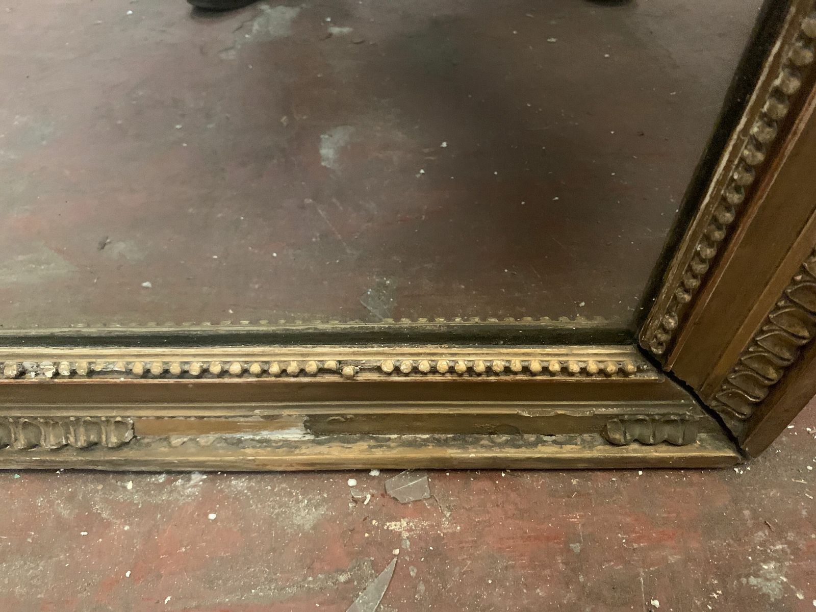 Home Decor Louis XVI Style Mirror In Wood And Gilded Stucco XIX Century photo