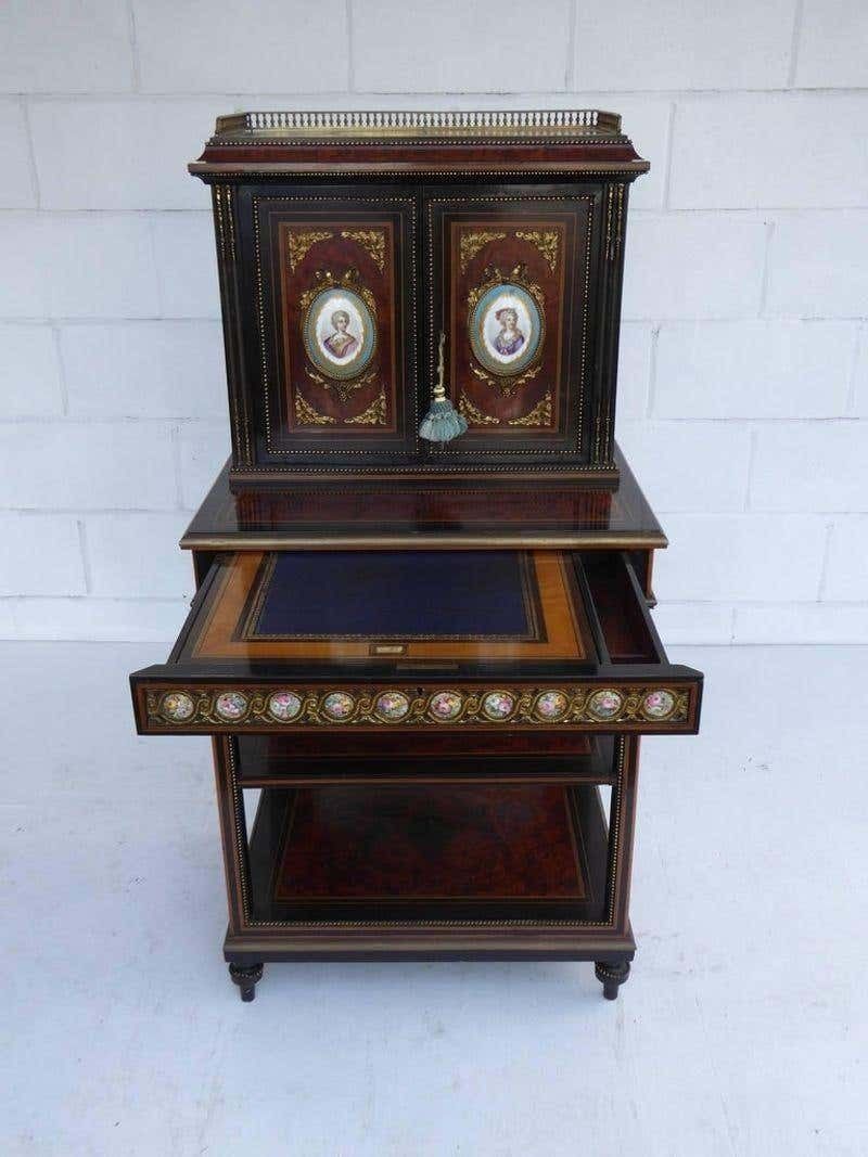 19th Century Ebony And Thuya Wood Bonheur Du Jour photo vinterior