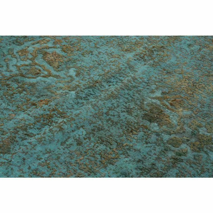 Handmade 330 X 245 Cm Turquoise Over Dyed Large Area Rug photo 2886.0