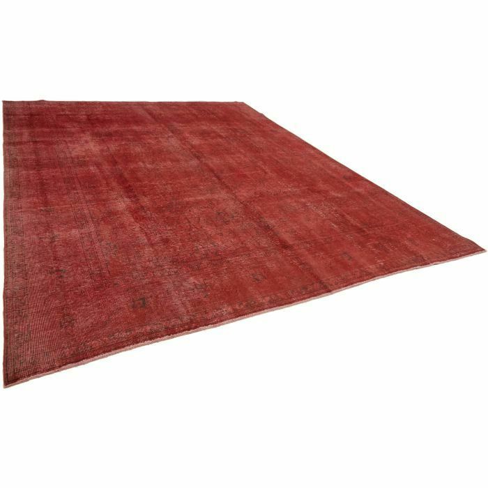 Handmade 380 X 316 Cm Red Over Dyed Large Area Rug photo furniture