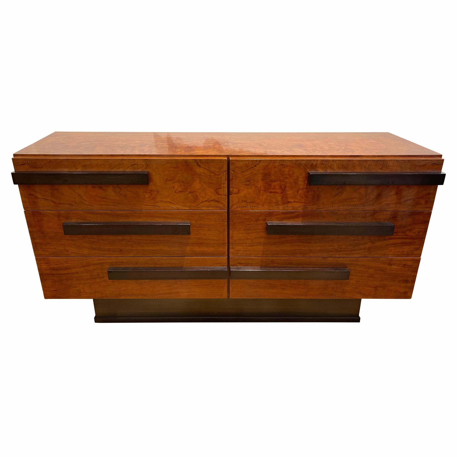 André Sornay (1902 2000), Varnished Plywood Chest Of Drawers