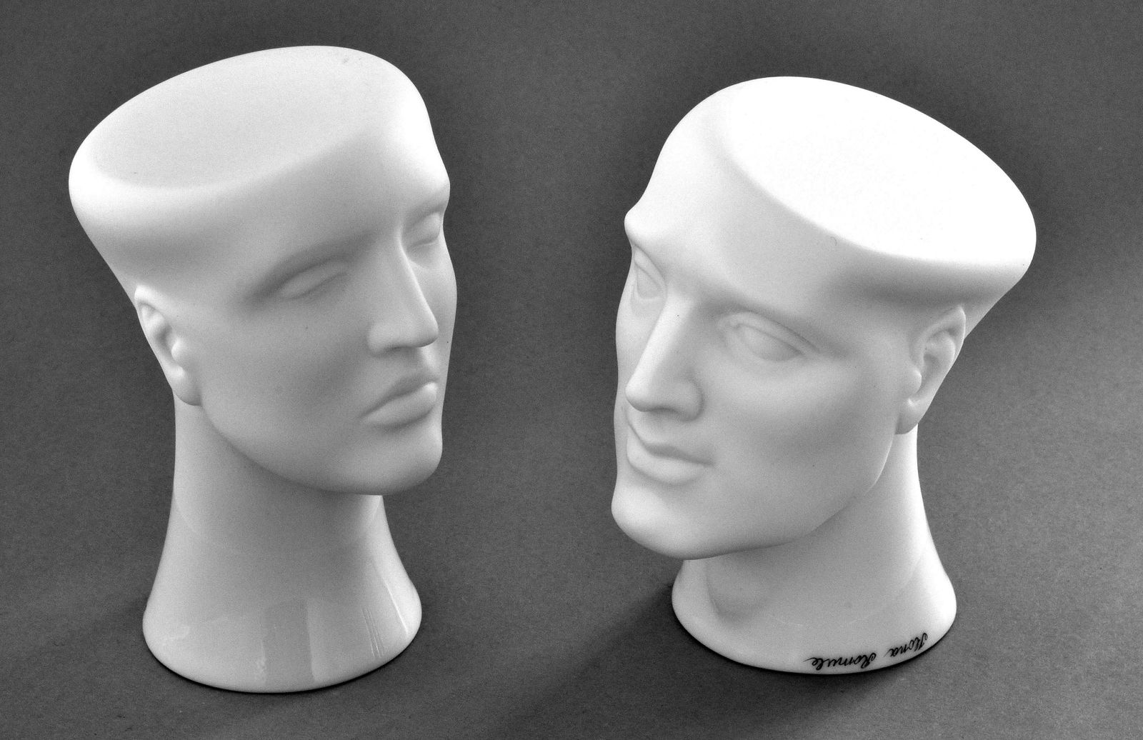 Ilona Romule Couple. Porcelain Vases 2 X photo for sale