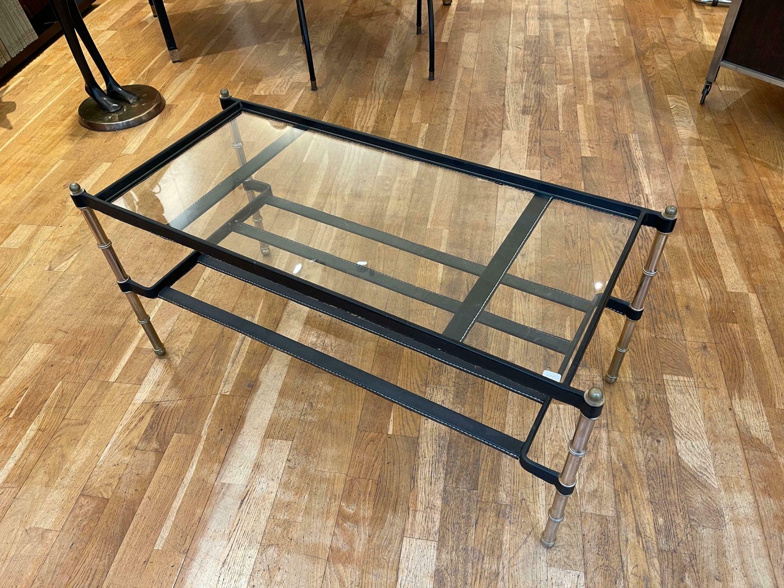 Beautiful Coffee Table By Jacques Adnet, France, Circa 1950 photo furniture