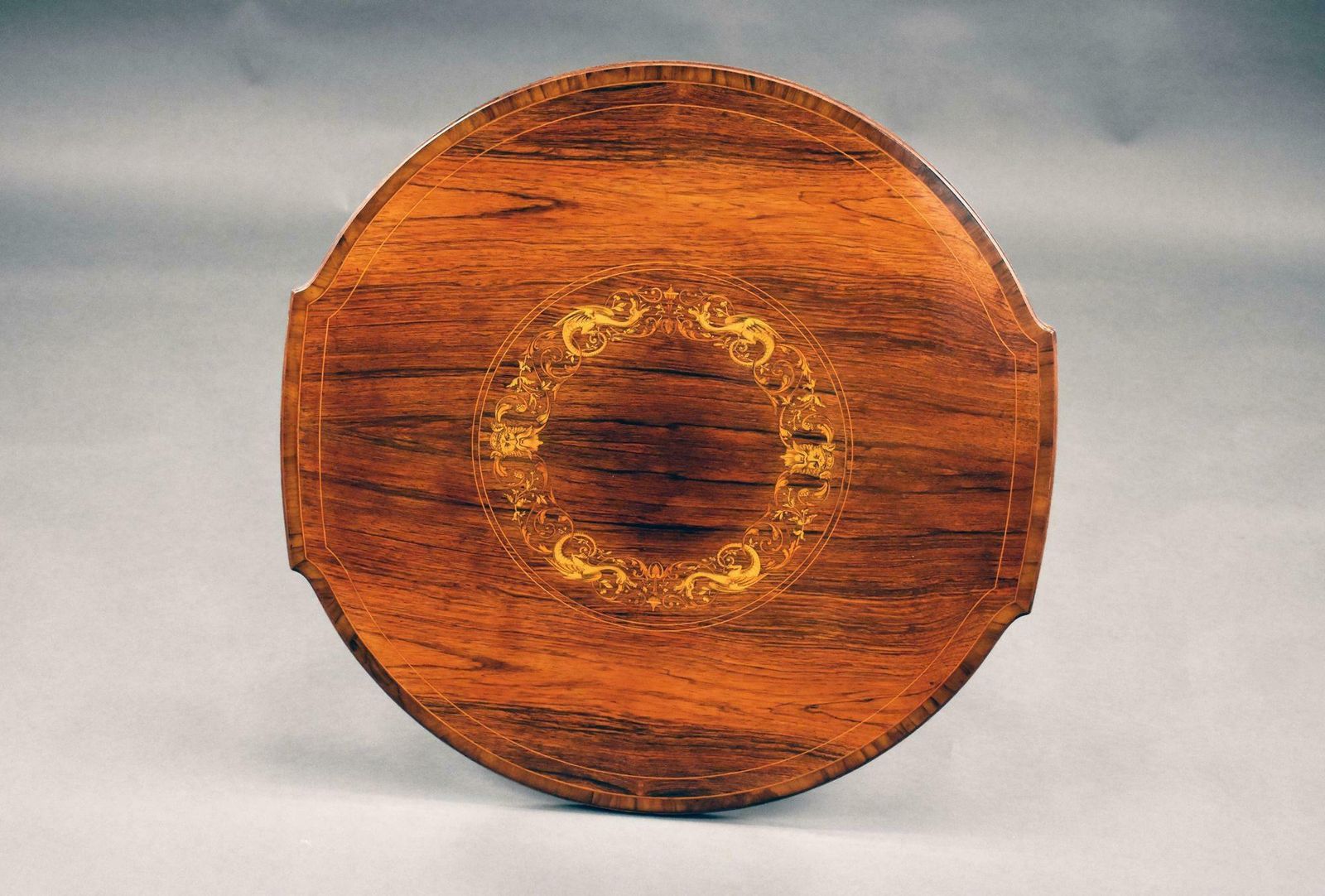 Edwardian Rosewood Inlaid Centre Table photo 850.0