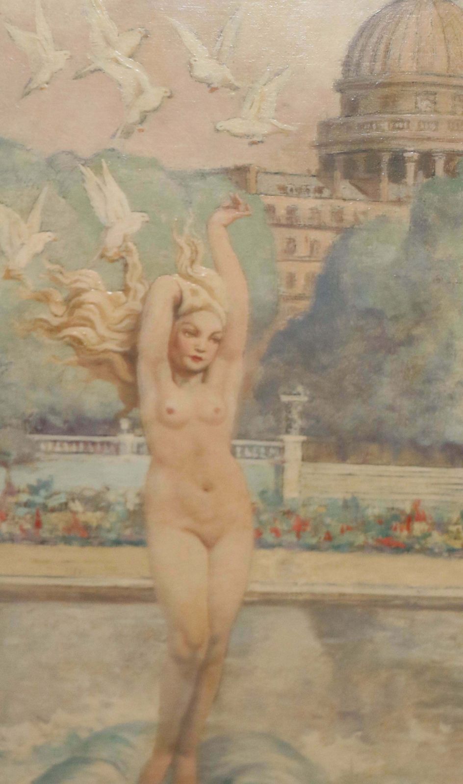 Raphael Delorme (1885 1962) , « Venus With Doves » photo furniture