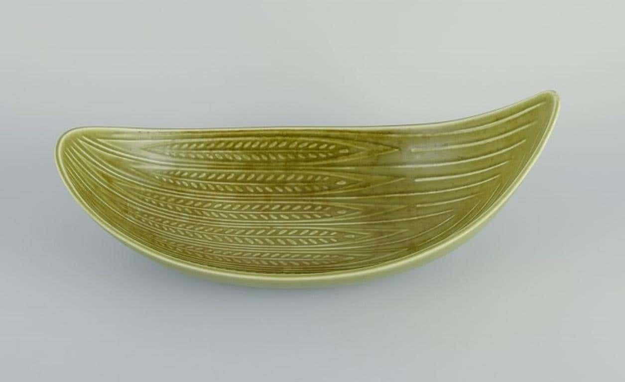 Gunnar Nylund (1904–1997) For Rörstrand Rialto Bowl In Ceramic 1960s photo furniture