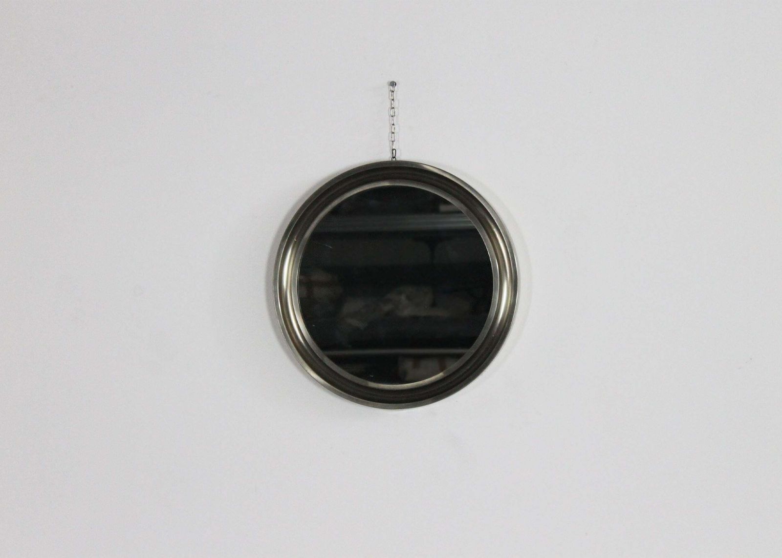Sergio Mazza Set Of Two Round Narciso Wall Mirror By Artemide 1960s Italy photo for sale