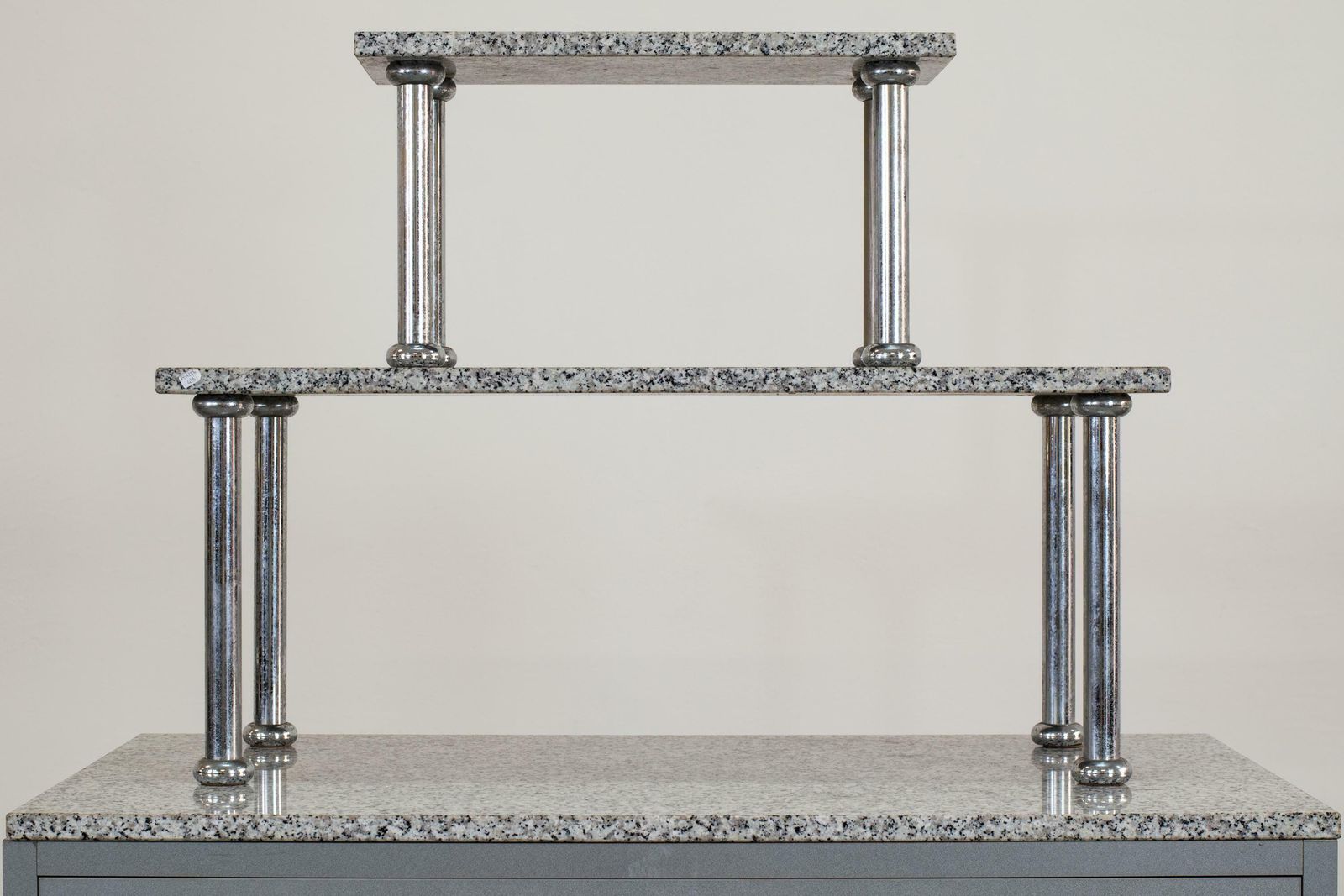 Two Doors Cabinet By Driade In Laminate And Baveno Granite 1980s photo Furniture