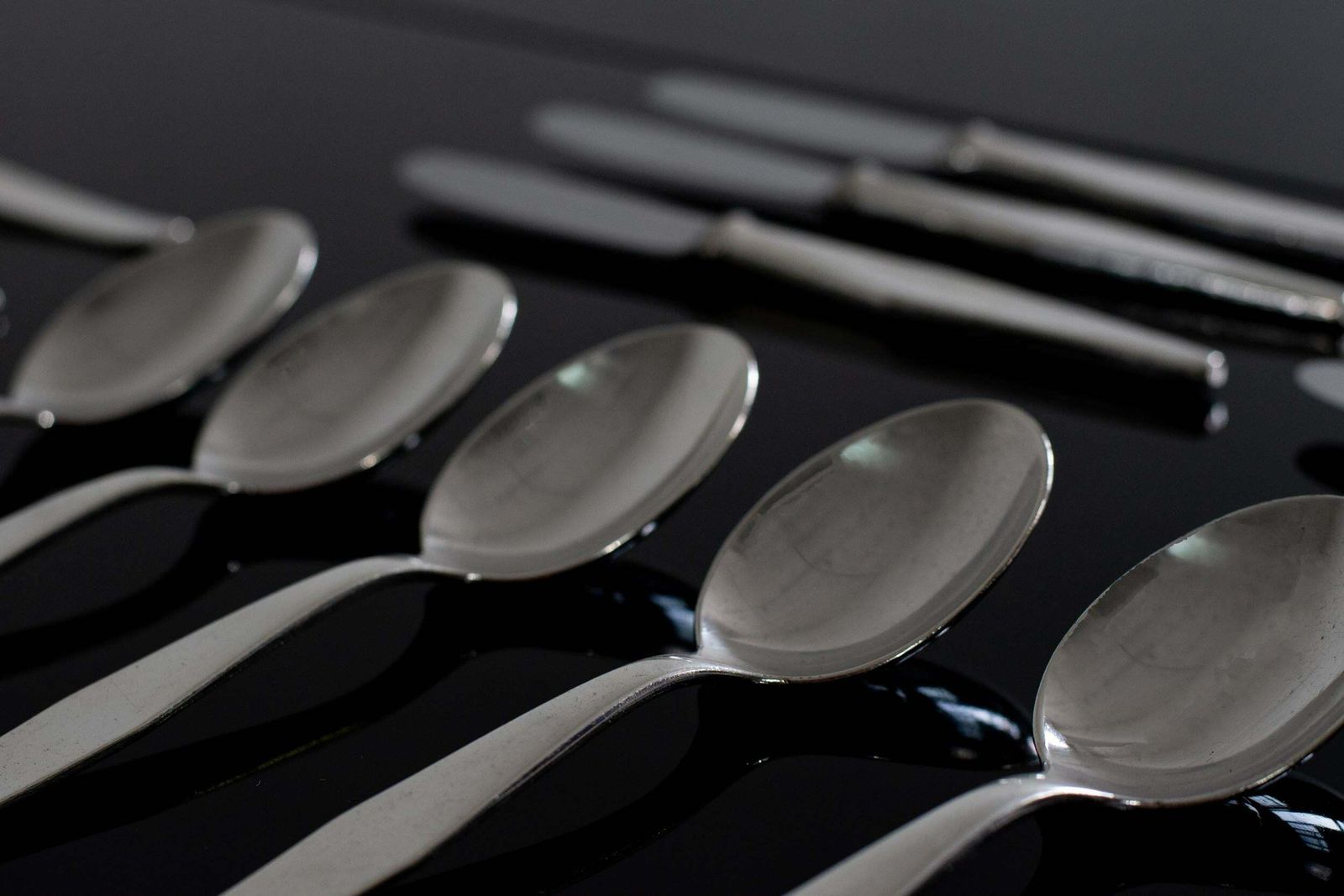 Gio Ponti Cutlery Set For Twelve In Nickel Silver By Krupp Italy 1950s photo for sale