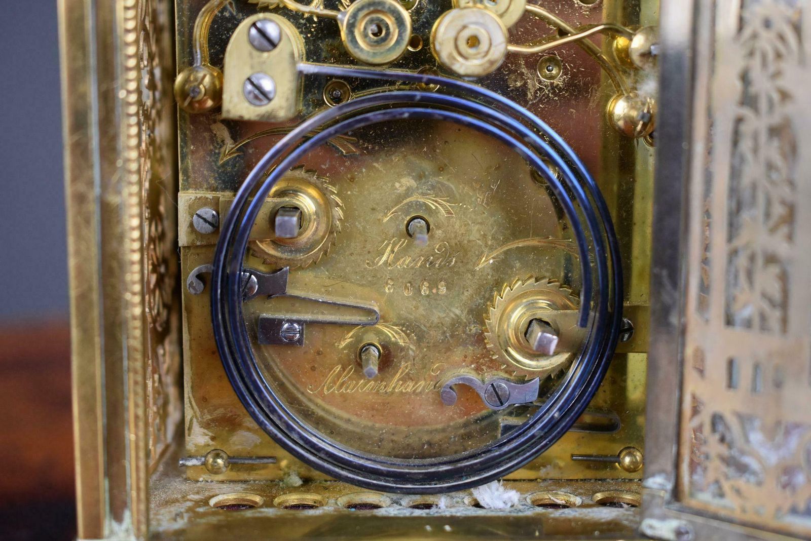 Home Decor 19th Century French Grand Sonnerie Carriage Clock, Hunt & Roskell photo