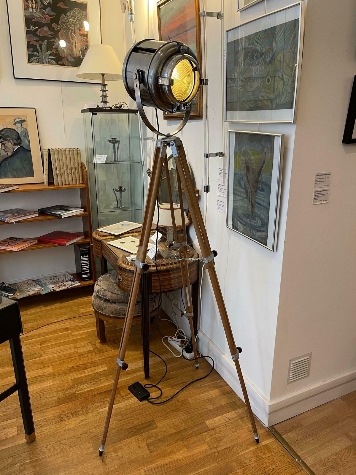 Theatre Spotlight Manufactured By Furse On Vintage Tripod, Uk, 1950''S photo furniture