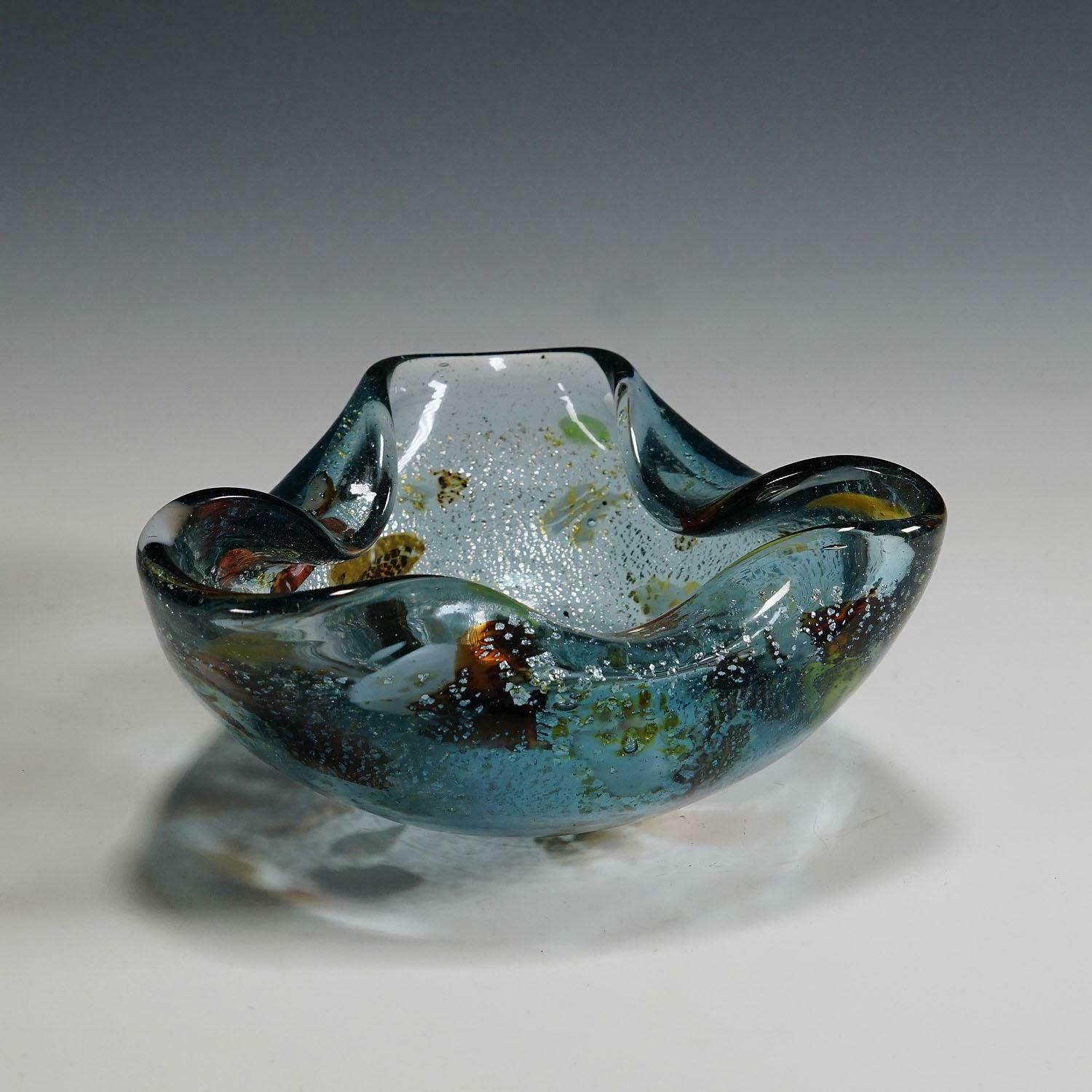 Aureliano Toso (Attr.) Murano Art Glass Bowl 1950s photo furniture