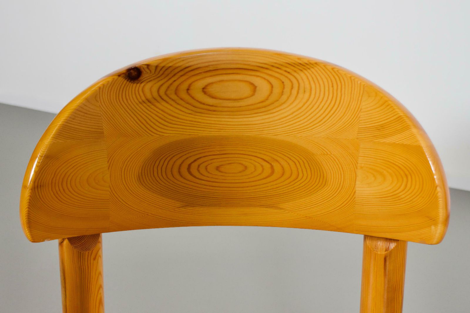 Set Of Four Rainer Daumiller Pine Wood Dining Chairs, 1970s photo 2724.0