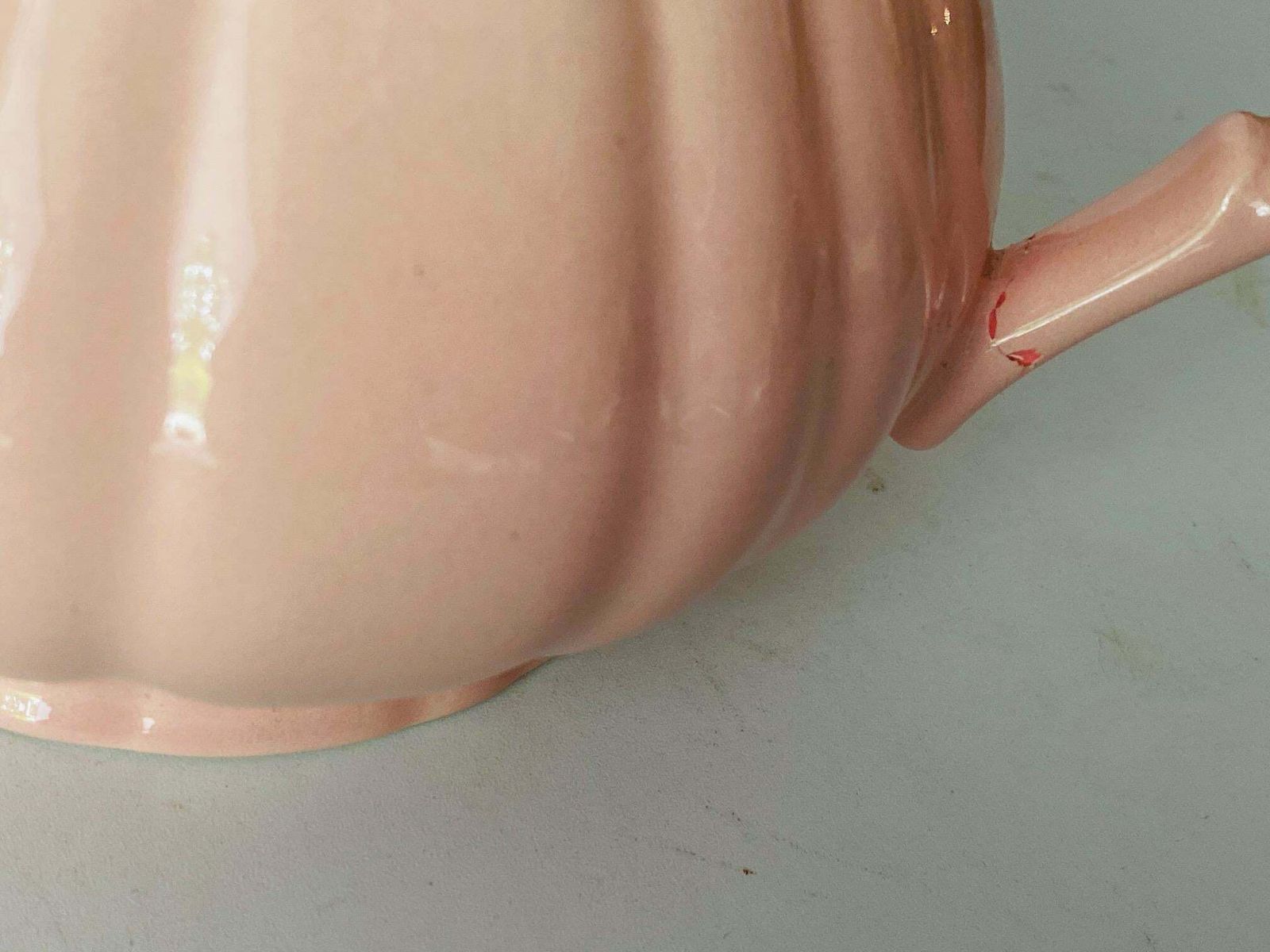 Teapot In Ceramic For Les Salins In Pink Color Midcentury, France photo buy