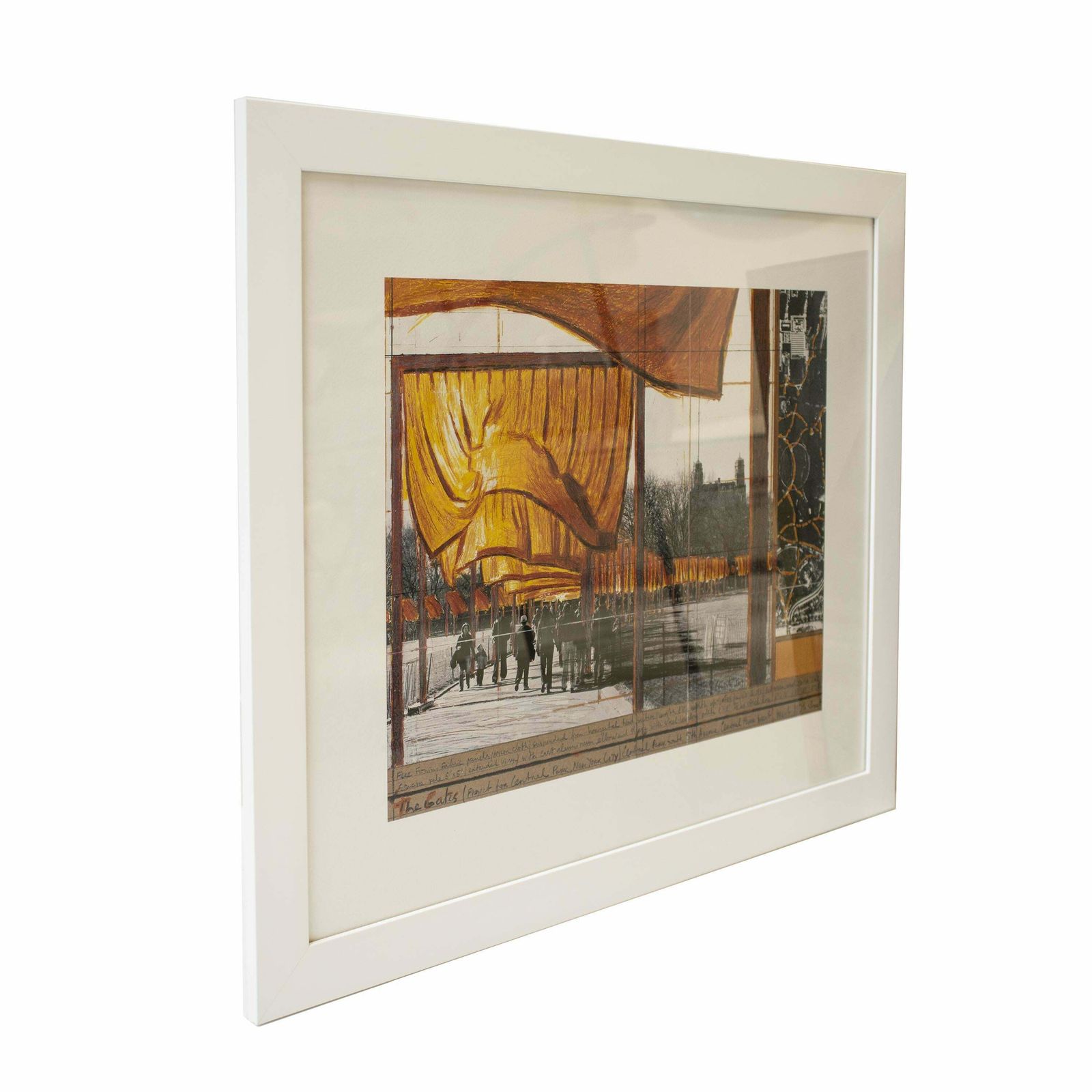 Gates Project For Central Park, Lithography By Christo , New York, 2004 photo furniture