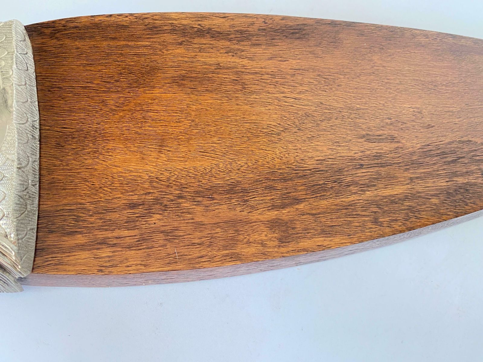 photo for sale Wooden Chopping Or Cutting Board Old Patina, Brown Colour, French, 20th Century