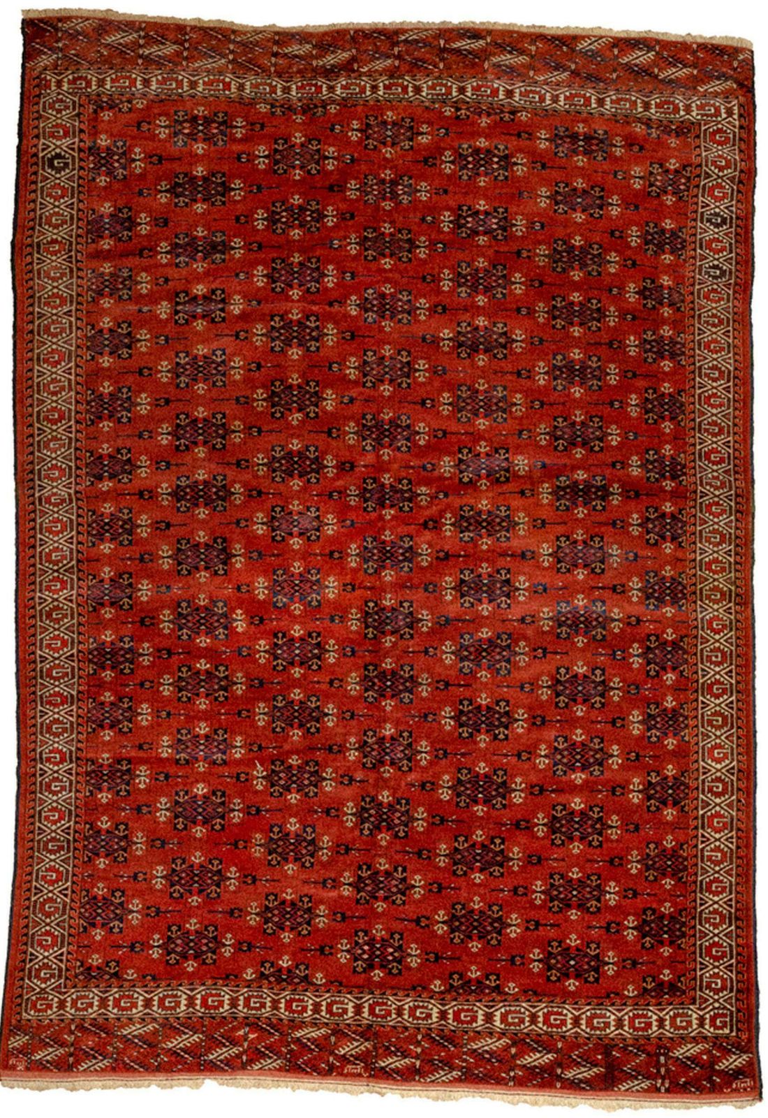 photo furniture Antique Turkmen Yamoud Carpet, Turkmenistan, Circa 1900