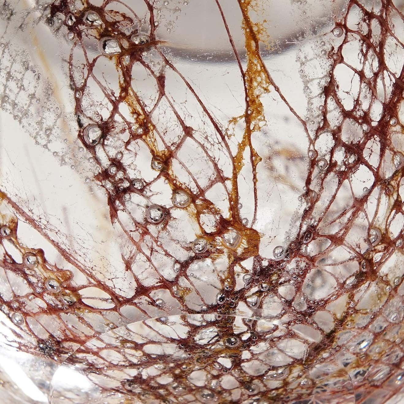 Artglass Vase Sjogras By Goran Stroemgren For Art Glassworks Urshult Sweden photo 242.0