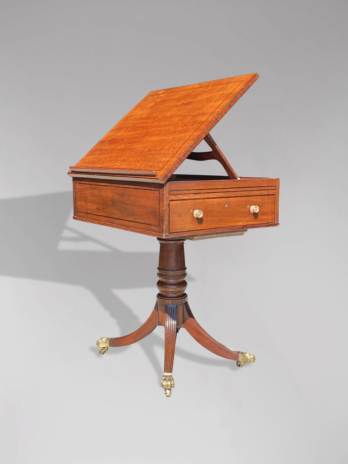 19th Century George III Period Mahogany Reading Table photo 3500.0
