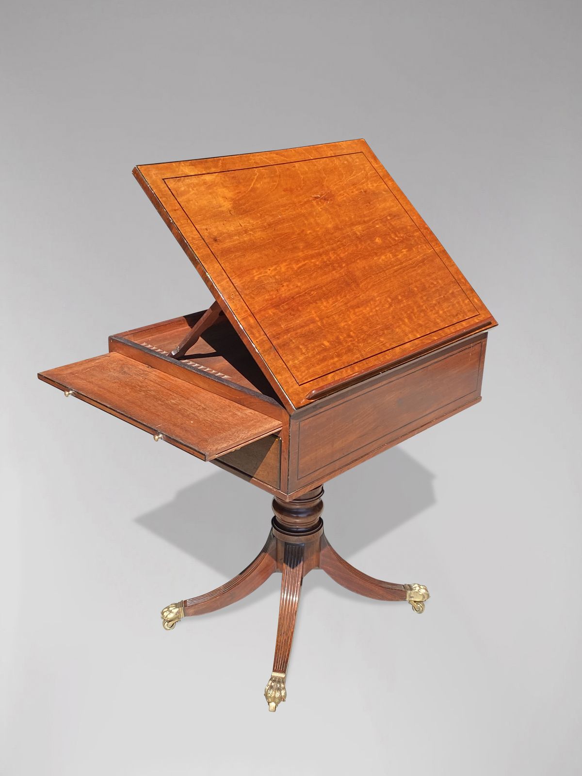 19th Century George III Period Mahogany Reading Table photo buy