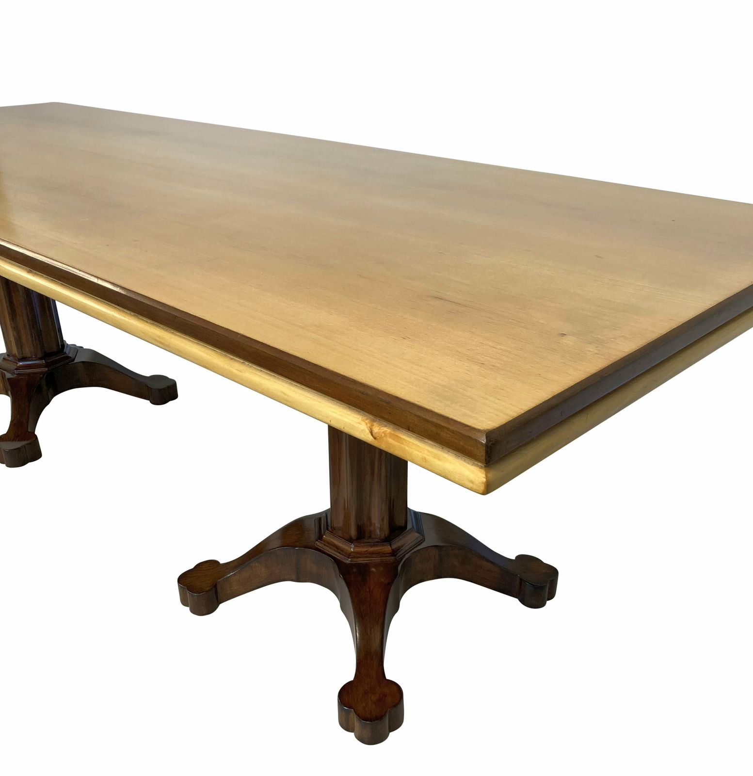 A Large Italian Mid Century Dining Table In The Gothic Manner photo 4130.0