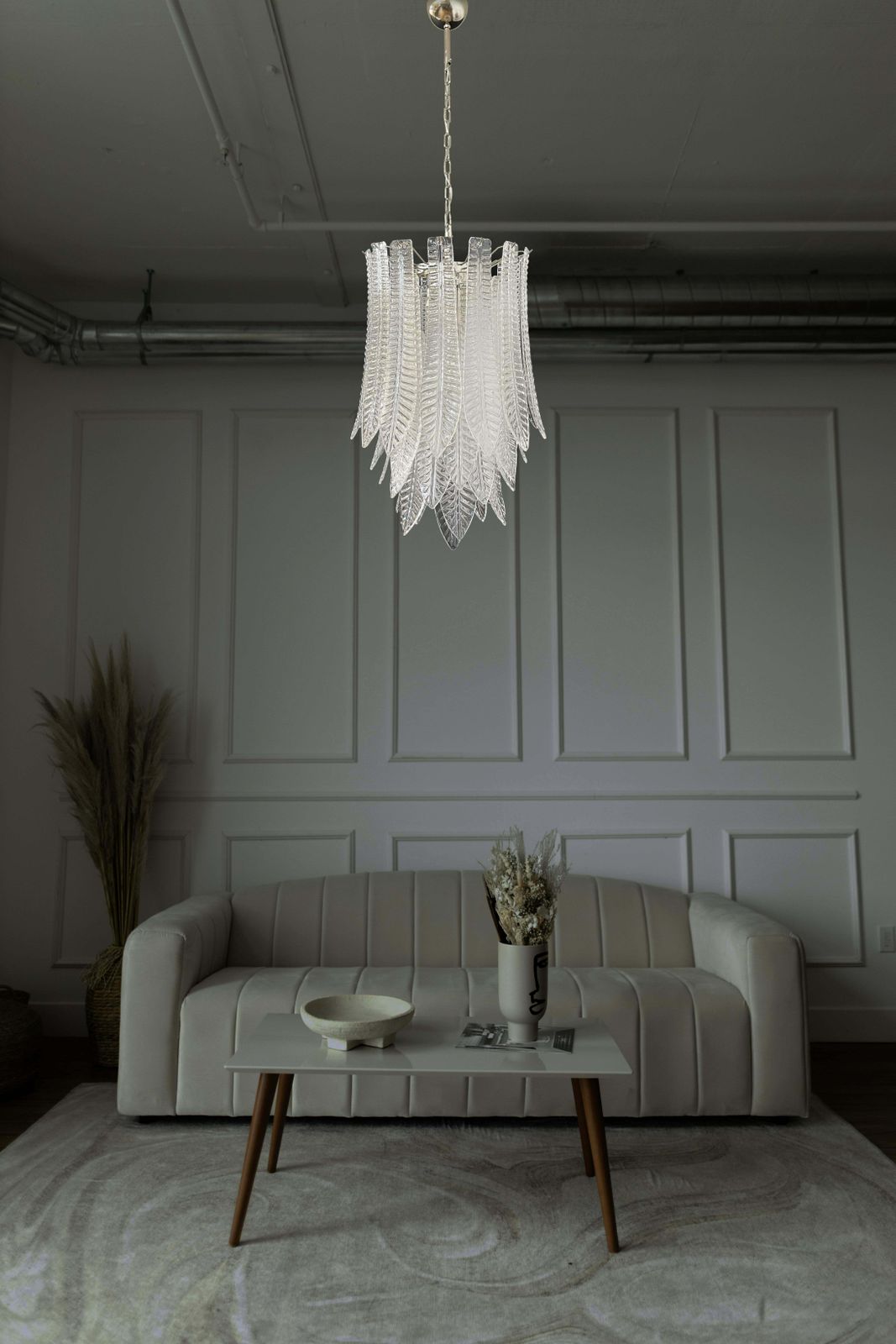 photo buy Amazing And Huge Italian Murano Felci Glass Chandelier   41 Glasses