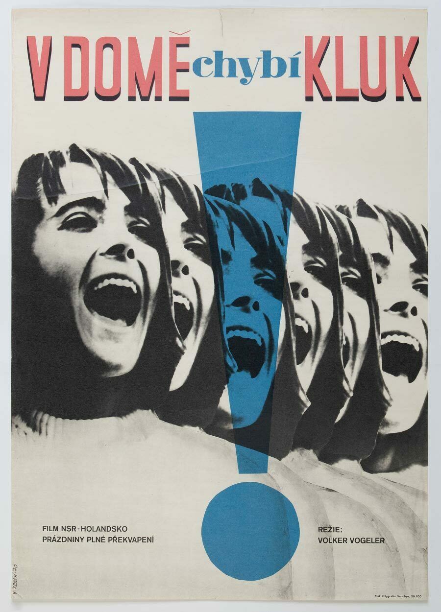 Movie Poster, The Boy Is Missing In The House, Břetislav šebek, 1970