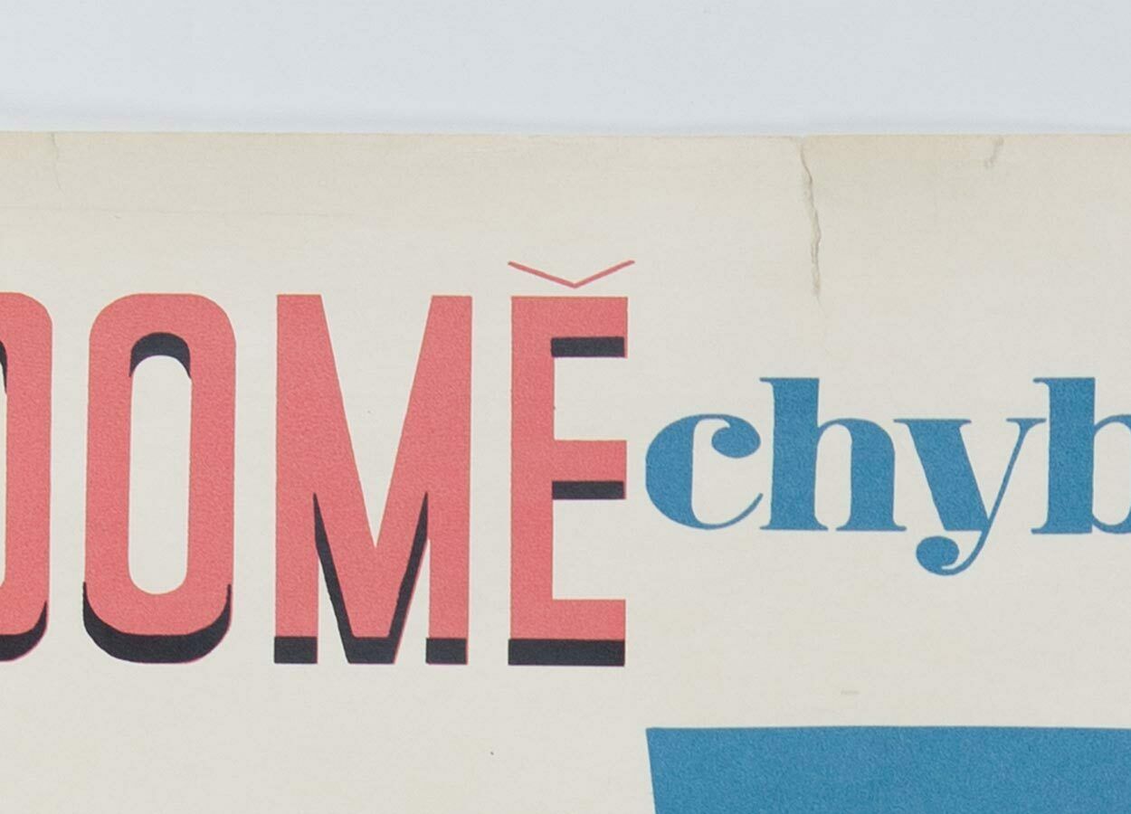 Movie Poster, The Boy Is Missing In The House, Břetislav šebek, 1970 photo furniture