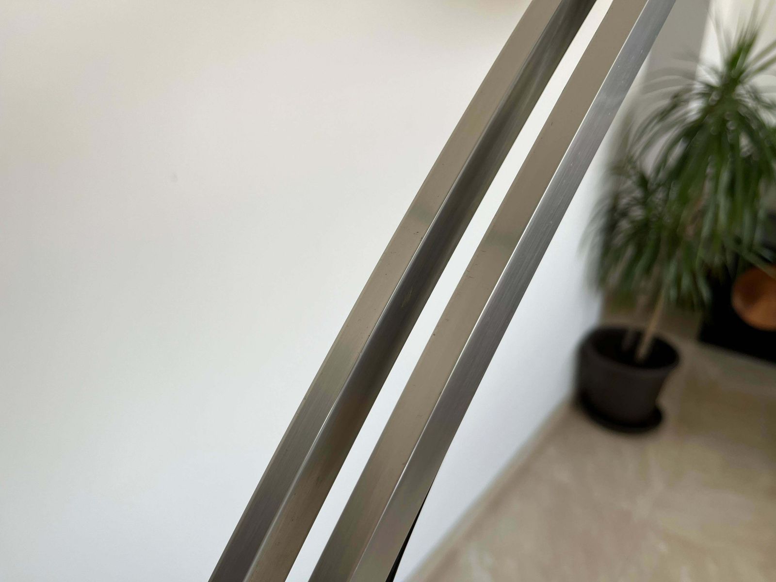 photo vinterior Design Mid Century Harvey Guzzini Style Adjustable Floor Arc Lamp , Around 1970