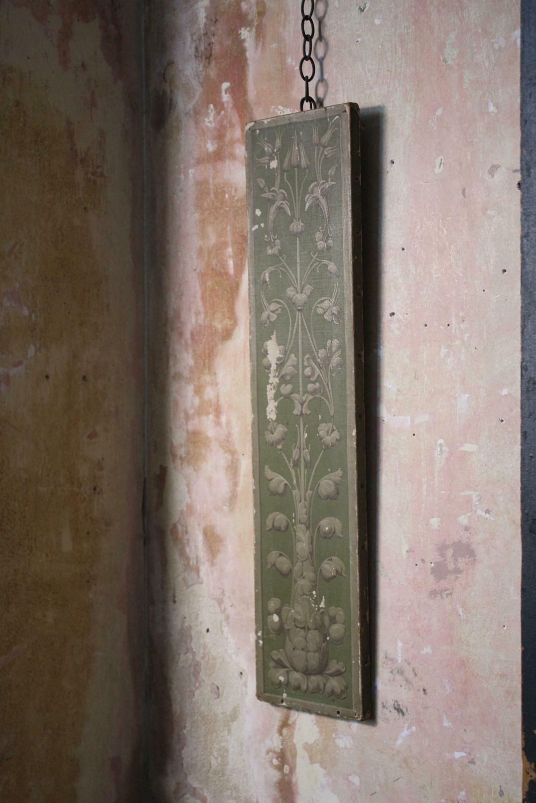 Early 20th C Painted Frieze, Manner Of Albert Hayes, South Ken System London photo 495.0
