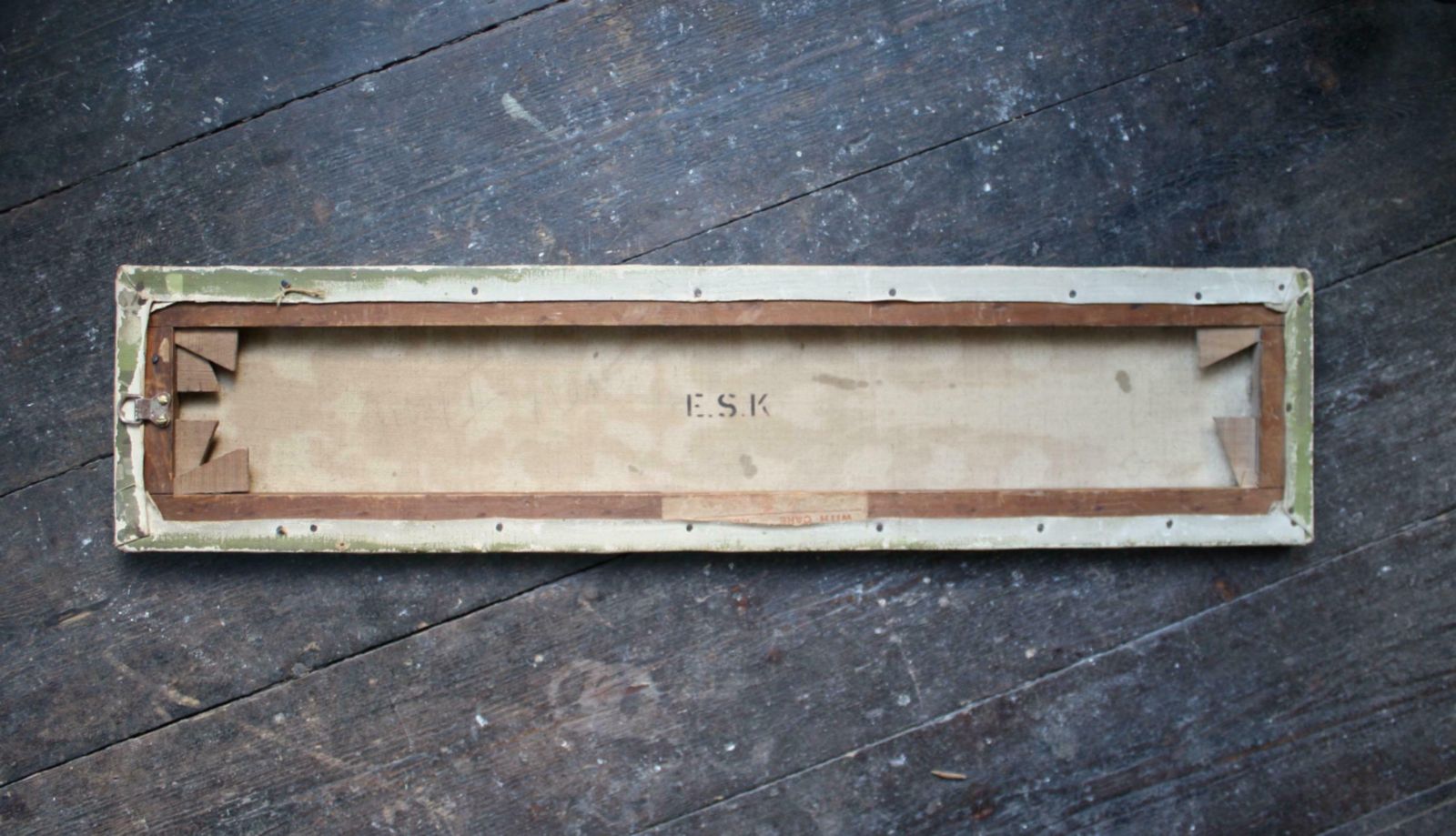 Art Early 20th C Painted Frieze, Manner Of Albert Hayes, South Ken System London photo