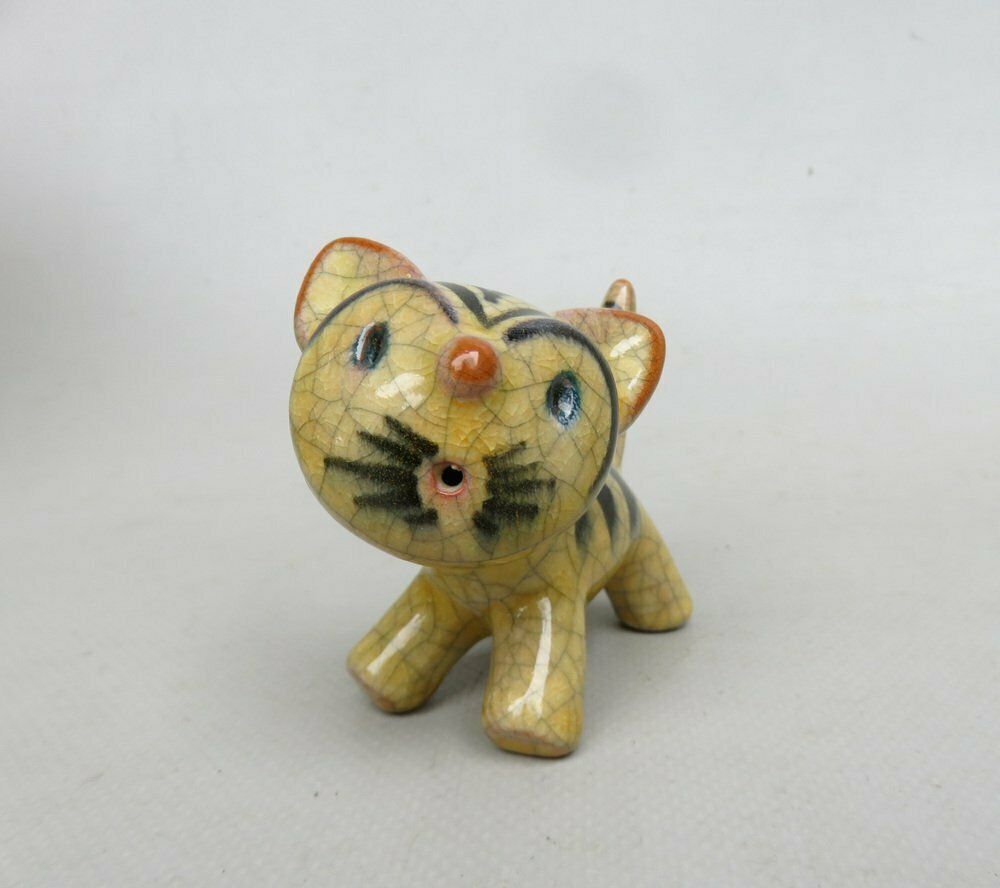 Animal Sculptures In Ceramics By Walter Bosse For Karlsruher Majolika, 1950s, Set Of 4 photo vintage