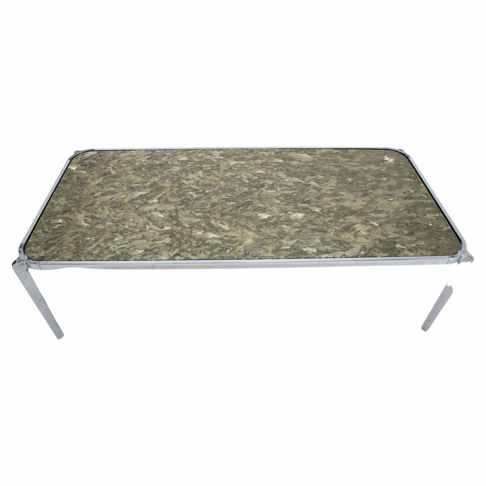 Mid Century Design Coffee Table, Epoxy Resin   Around 1970s