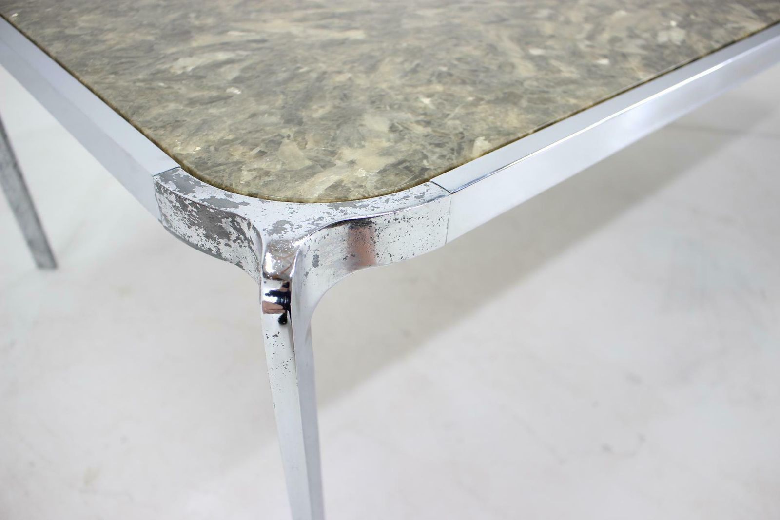 Mid Century Design Coffee Table, Epoxy Resin   Around 1970s photo for sale