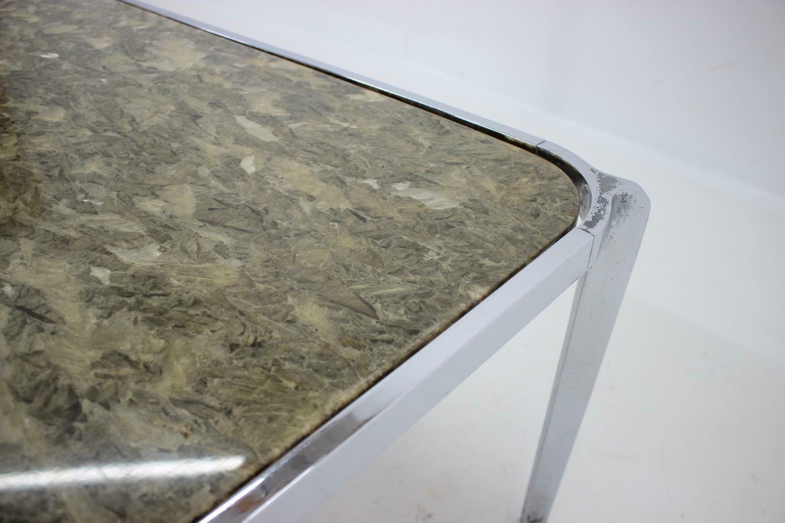 Mid Century Design Coffee Table, Epoxy Resin   Around 1970s photo Furniture