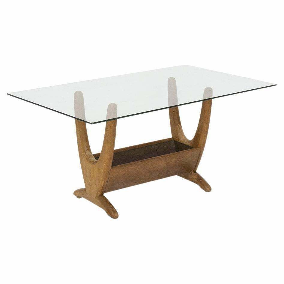 Adrian Pearsall Wood And Glass Coffee Table