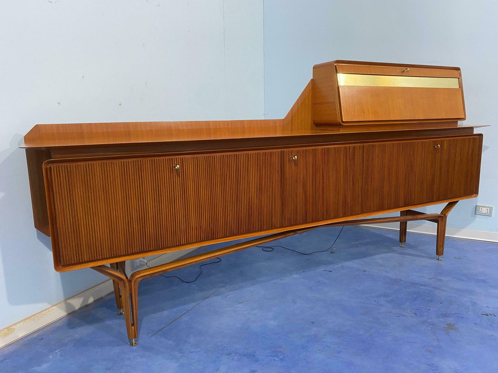 Furniture Italian Midcentury Sideboard By Consorzio Esposizione Mobili Di Cantù, 1960s photo
