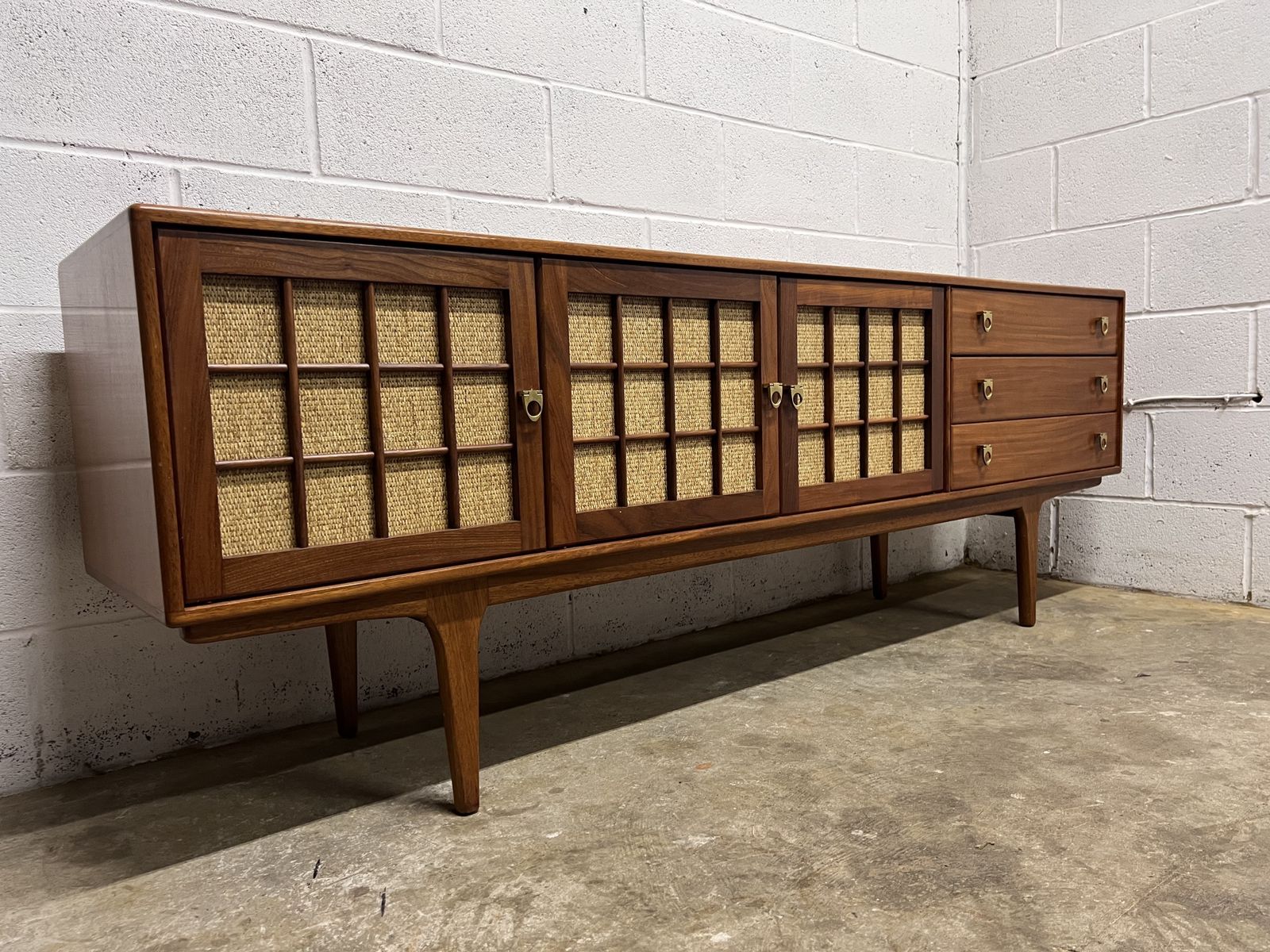 Bespoke Rattan Midcentury Younger Sideboards 1960s photo 1100.0