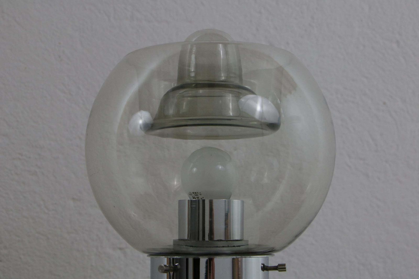photo for sale Italian Space Age Iconic Table Lamp "Birillo" By Carlo Nason Per Mazzega, 1960s