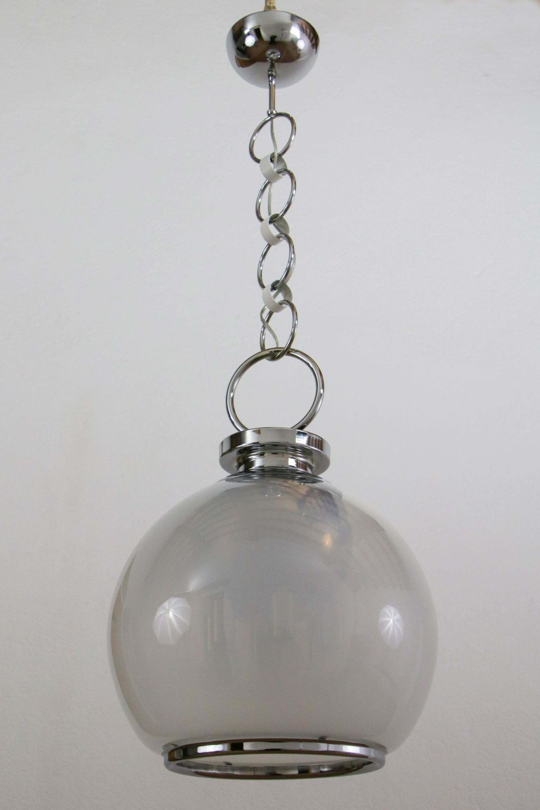 Italian Midcentury Space Age Pendant Lamp Designed By Carlo Nason For Mazzega photo furniture
