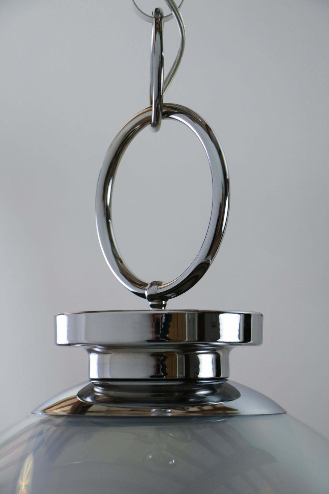Italian Midcentury Space Age Pendant Lamp Designed By Carlo Nason For Mazzega photo buy