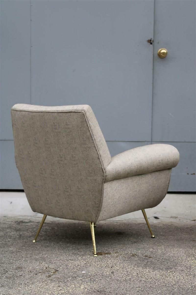 5122.0 Pair Mid Century Italian Design Armchairs Gigi Radice For Minotti 1950s photo